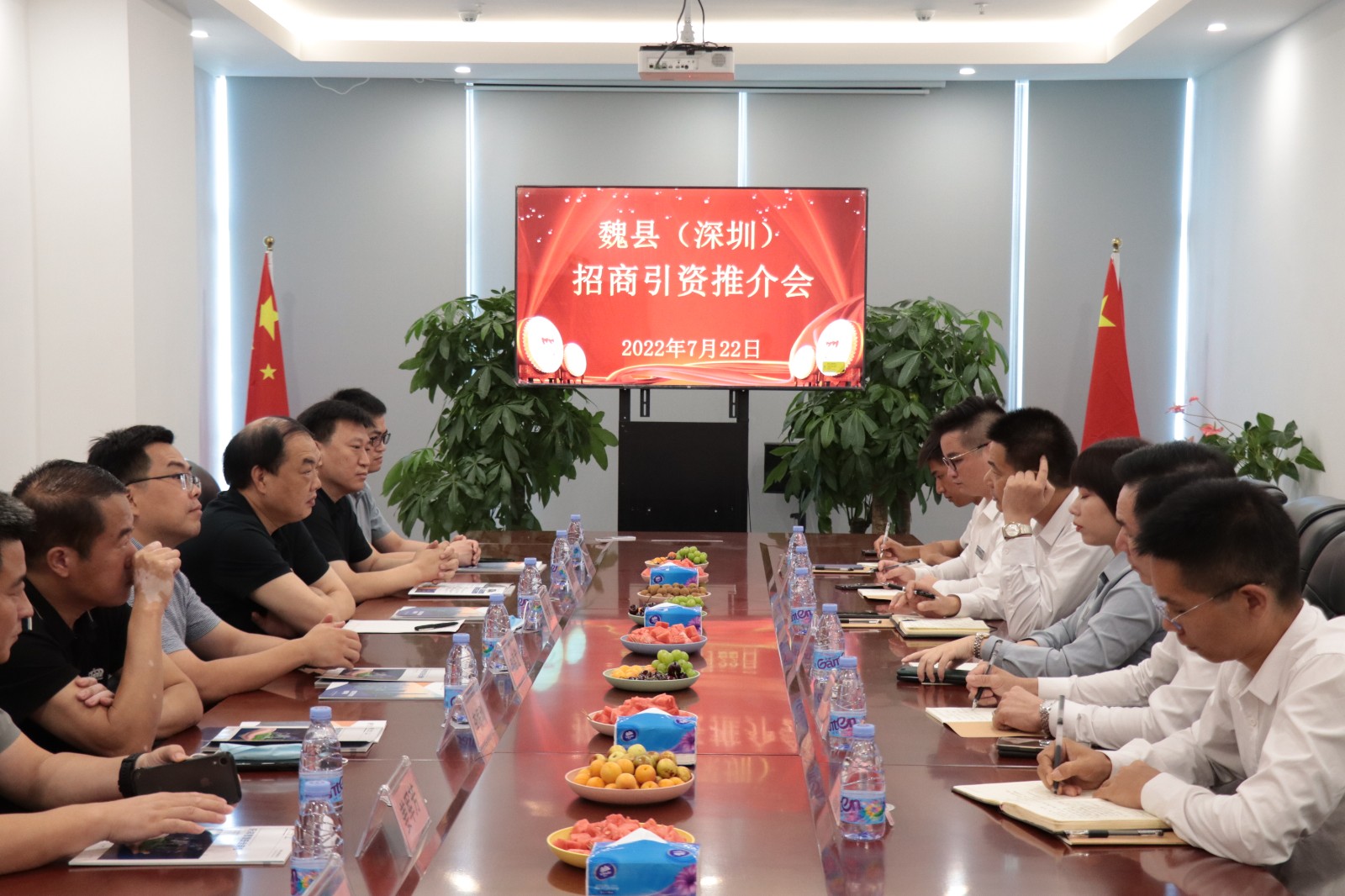 热烈欢迎邯郸魏县一行领导莅临BAT365线上平台科技参观考察